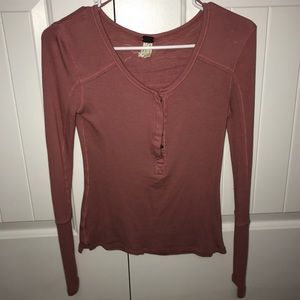 Free people fitted top